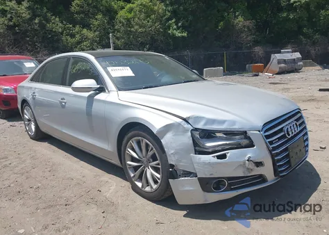 2011 Audi A8 L 4.2 из США, поврежденный, VIN WAURVAFD4BN019033